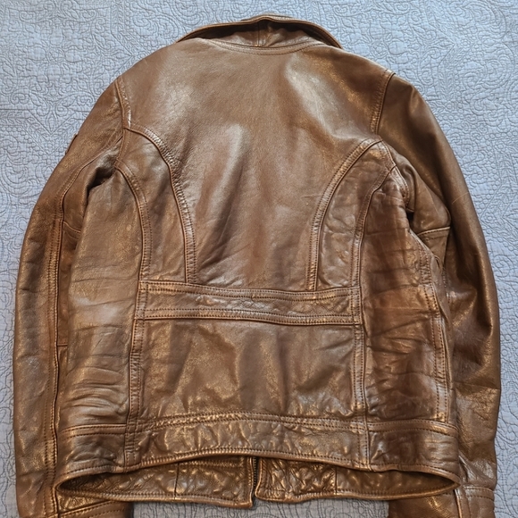 Hollister Palm Canyon Leather Jacket, size Medium - Picture 5 of 8
